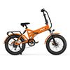 Bicicleta Eléctrica Pvy Z20 Plus 1000 - Motor 250w Batería 48v16.5ah Autonomía 120km Freno De Disco Hidráulico - Naranja