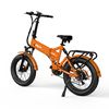 Bicicleta Eléctrica Pvy Z20 Plus 1000 - Motor 250w Batería 48v16.5ah Autonomía 120km Freno De Disco Hidráulico - Naranja