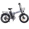 Bicicleta Eléctrica Drvetion At20 - Motor 750w Batería 48v10ah Autonomía 35-45km Frenos De Disco - Negro Gris