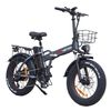 Bicicleta Eléctrica Drvetion At20 - Motor 750w Batería 48v10ah Autonomía 35-45km Frenos De Disco - Negro Gris