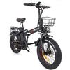 Bicicleta Eléctrica Drvetion At20 - Potencia 750w Batería 48v20ah Autonomía 60-90km Frenos De Disco - Negro Mate