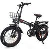 Bicicleta Eléctrica Drvetion At20 - Potencia 750w Batería 48v20ah Autonomía 60-90km Frenos De Disco - Negro Mate