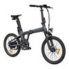 Bicicleta Eléctrica Ado Air 20 - Potencia 250w Batería 36v9.6ah Autonomía Asistida 100km Freno De Disco Hidráulico - Gris