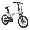 Bicicleta Eléctrica Ado Air 20 - Potencia 250w Batería 36v9.6ah Autonomía Asistida 100km Freno De Disco Hidráulico - Blanco Marfil