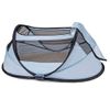 Cuna De Viaje Desplegable Babybox Con Mosquitera Azul Celeste Deryan