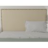 La Web Del Colchon -cabecero Tapizado Tachuelas Para Cama De 135 (145 X 120 Cms) Beige