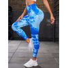 Pantalones Tie-dye De Yoga Frees Copes Alta Elasticidad Frees Copes Teñido Anudado Material Elastano