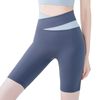 Pantalones Cortos De Yoga Sedosos Con Bloqueos De Colores Frees Copes Cintura Alta Pantalones Deportivos Poliéster