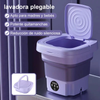 Lavadora Portátil Plegable 8 Litros-1.84kg-maxwork-morado