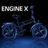 Bicicleta Eléctrica Engwe Engine X |plegable| Potencia 250w | Autonomía 60 Km | Rojo