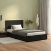 Cabecero De Cama | Panel De Cabecera Madera Contrachapada Negro 120x1,5x80 Cm Cfw640400