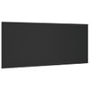 Cabecero De Cama | Panel De Cabecera Madera Contrachapada Negro 200x1,5x80 Cm Cfw126008