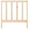 Cabecero De Cama | Panel De Cabecera Madera Maciza De Pino 106x4x100 Cm Cfw749807