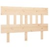 Cabecero De Cama | Panel De Cabecera Madera Maciza De Pino 123,5x3x81 Cm Cfw291192