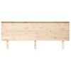 Cabecero De Cama | Panel De Cabecera Madera Maciza De Pino 204x6x82,5 Cm Cfw752770