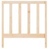 Cabecero De Cama | Panel De Cabecera Madera Maciza De Pino 96x4x100 Cm Cfw208836