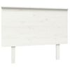 Cabecero De Cama | Panel De Cabecera Madera Maciza De Pino Blanco 104x6x82,5 Cm Cfw818881