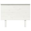 Cabecero De Cama | Panel De Cabecera Madera Maciza De Pino Blanco 104x6x82,5 Cm Cfw818881