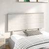 Cabecero De Cama | Panel De Cabecera Madera Maciza De Pino Blanco 139x6x82,5 Cm Cfw874893