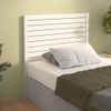 Cabecero De Cama | Panel De Cabecera Madera Maciza De Pino Blanco 81x4x100 Cm Cfw767487