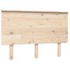 Cabecero De Cama | Panel De Cabecera Madera Maciza De Pino Gris 124x6x82,5 Cm Cfw224857