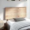 Cabecero De Cama | Panel De Cabecera Madera Maciza De Pino Gris 124x6x82,5 Cm Cfw224857