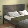 Cabecero De Cama | Panel De Cabecera Madera Maciza De Pino Gris 126x4x100 Cm Cfw822615