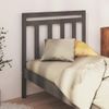 Cabecero De Cama | Panel De Cabecera Madera Maciza De Pino Gris 96x4x100 Cm Cfw472719