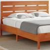 Cabecero De Cama | Panel De Cabecera Madera Maciza De Pino Marrón Cera 180 Cm Cfw540338