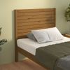 Cabecero De Cama | Panel De Cabecera Madera Maciza De Pino Marrón Miel 106x4x100 Cm Cfw410534