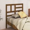 Cabecero De Cama | Panel De Cabecera Madera Maciza De Pino Marrón Miel 106x4x104 Cm Cfw415286