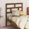 Cabecero De Cama | Panel De Cabecera Madera Maciza De Pino Marrón Miel 96x4x100 Cm Cfw392619