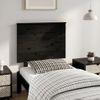 Cabecero De Cama | Panel De Cabecera Madera Maciza De Pino Negro 79x6x82,5 Cm Cfw357193