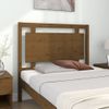 Cabecero De Cama | Panel De Cabecera Madera Maciza Pino Marrón Miel 105,5x4x100 Cm Cfw774402