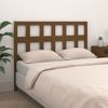 Cabecero De Cama | Panel De Cabecera Madera Maciza Pino Marrón Miel 125,5x4x100 Cm Cfw781863