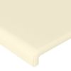 Cabecero Cama | Panel De Cabecera De Cuero Sintético Color Crema 100x5x78/88 Cm Cfw833939