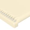 Cabecero Cama | Panel De Cabecera De Cuero Sintético Color Crema 93x16x78/88 Cm Cfw213070