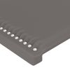 Cabecero Cama | Panel De Cabecera De Cuero Sintético Gris 147x16x78/88 Cm Cfw787698