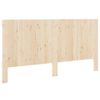 Cabecero Cama | Panel De Cabecera De Madera Maciza De Pino 200x104 Cm Cfw325286