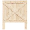 Cabecero Cama | Panel De Cabecera De Madera Maciza De Pino 90x104 Cm Cfw933745