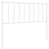 Cabecero Cama | Panel De Cabecera De Metal Blanco 107 Cm Cfw151814