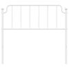 Cabecero Cama | Panel De Cabecera De Metal Blanco 107 Cm Cfw715860