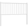 Cabecero Cama | Panel De Cabecera De Metal Blanco 107 Cm Cfw546960