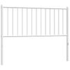 Cabecero Cama | Panel De Cabecera De Metal Blanco 107 Cm Cfw546960