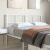 Cabecero Cama | Panel De Cabecera De Metal Blanco 120 Cm Cfw848866