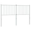 Cabecero Cama | Panel De Cabecera De Metal Blanco 135 Cm Cfw282345