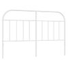 Cabecero Cama | Panel De Cabecera De Metal Blanco 150 Cm Cfw460238