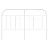 Cabecero Cama | Panel De Cabecera De Metal Blanco 150 Cm Cfw460238