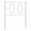 Cabecero Cama | Panel De Cabecera De Metal Blanco 75 Cm Cfw304931