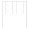 Cabecero Cama | Panel De Cabecera De Metal Blanco 75 Cm Cfw852770